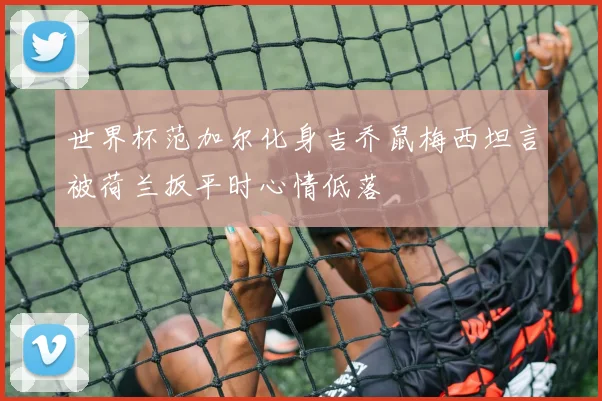 世界杯范加尔化身吉乔鼠梅西坦言被荷兰扳平时心情低落